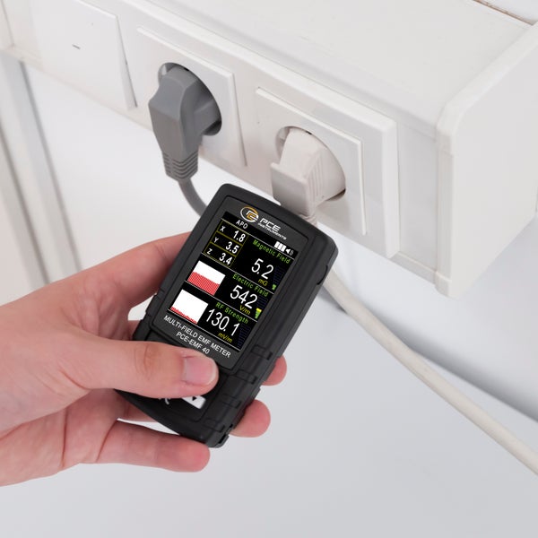 PCE Magnetfeldtester Strahlungsmesser PCE-EMF40 Gaußmeter Arbeitsschutzmessgerät