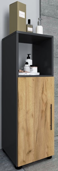 Holz Badmöbel Midischrank Badschrank Bad Flandu