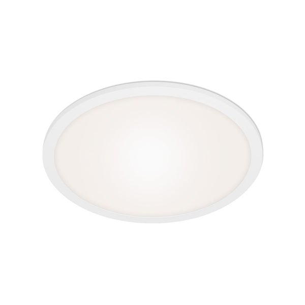 LED Panel dimmbar Ultraflach CCT Fernbedienung weiß 24W Ø40cm Metall Briloner