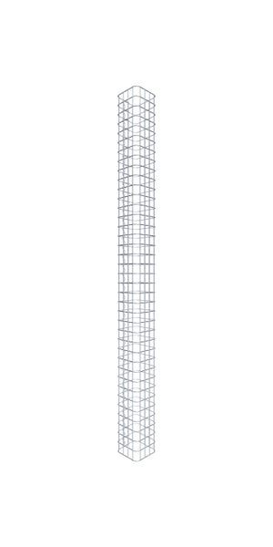 Gabionensäule 22 x 22 cm MW 5 x 5 cm eckig - Höhe: 1,90 m