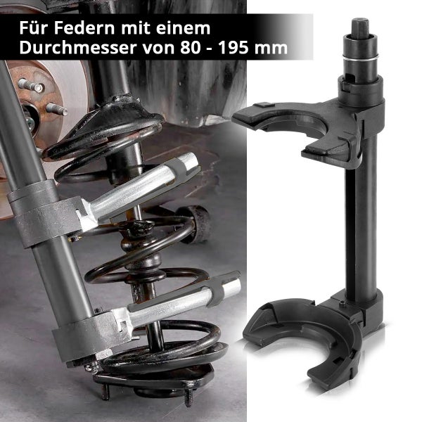 Federbein-Spanner für Federn mit einem Durchmesser von 80 bis 195 Millimeter