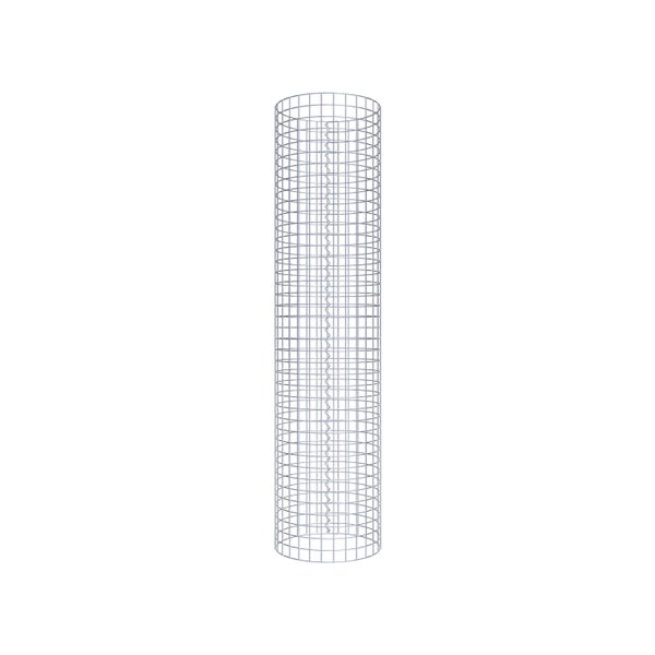 Gabionensäule Durchmesser 47 cm MW 5 x 5 cm rund - Höhe: 200 cm