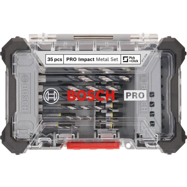 Bosch PRO Impact Schrauberbits und Metallbohrer Mixed Set 35-tlg. - 2608521U81
