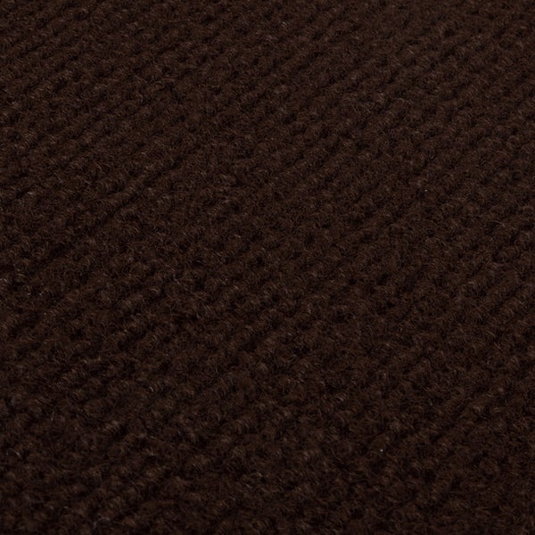 FLOORDIREKT Nadefilz-Teppichfliese Scene - Selbstklebend - 40 x 40 cm - Braun