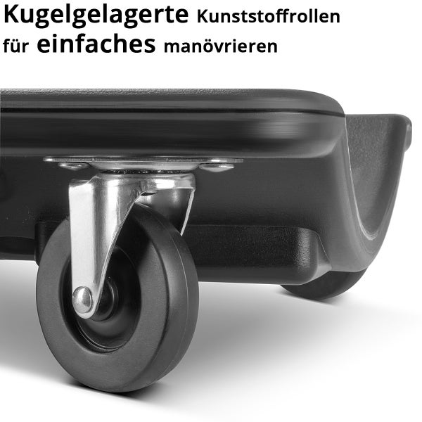 Kunststoffrollen mit Kugellager für leichtes Manövrieren