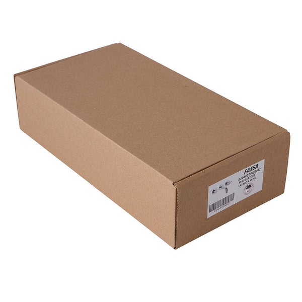 Verpackungskarton eines Wandarmatur-Sets