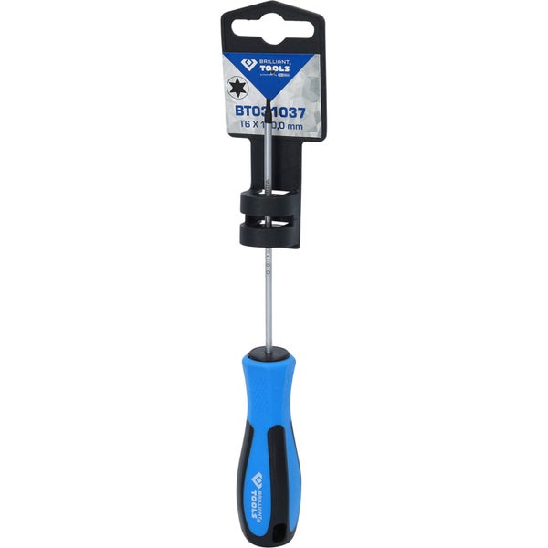 BRILLIANT TOOLS Schraubendreher TORX T6 x 100 mm - BT031037