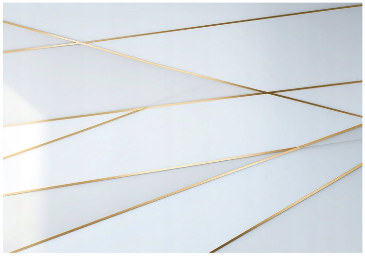 Dekoratives Wandpaneel mit goldenen Akzenten