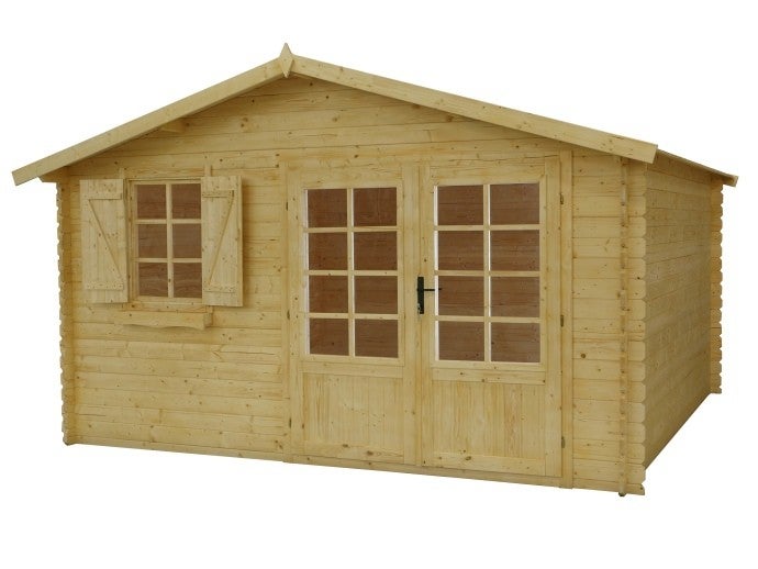 Gartenhaus, Gerätehaus 16m2 - 4x4m - 28mm