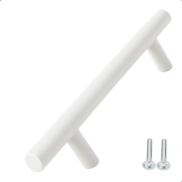 Schrankgriff aus Metall mit Schrauben