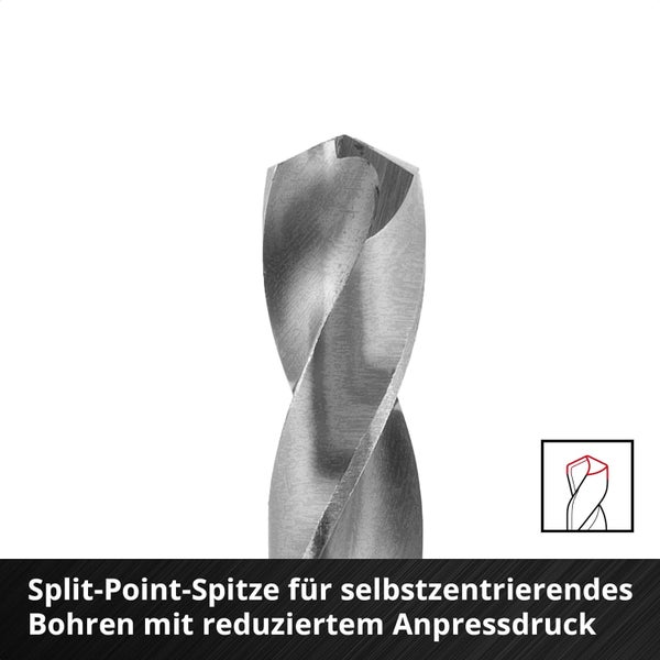 Original Einhell XL-CASE 95-tlg. schlagfestes Bit- und Bohrer-Set (Bits, diverse Bohrer, Bithalter, Steckschlüssel, Senker, Bohrstopper, Stiftschlüssel inkl. Aufbewahrungsbox)