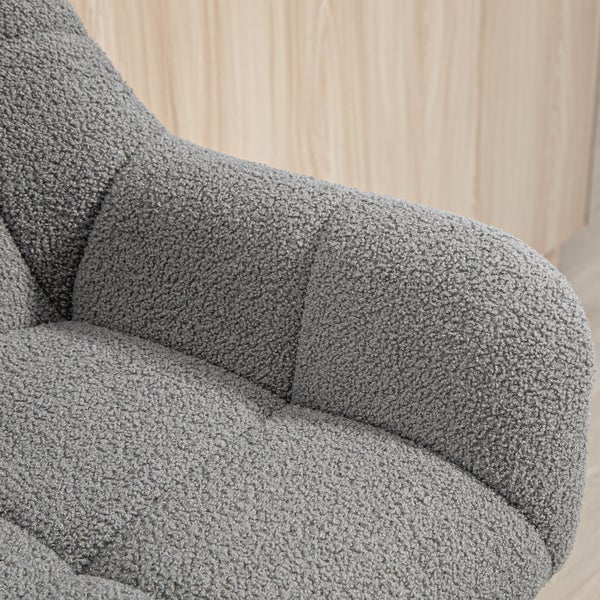 Bogenleuchte mit Maßen: 180 cm Höhe, 90 cm Ausladung, Schirm 19 cm hoch, 25 cm Durchmesser