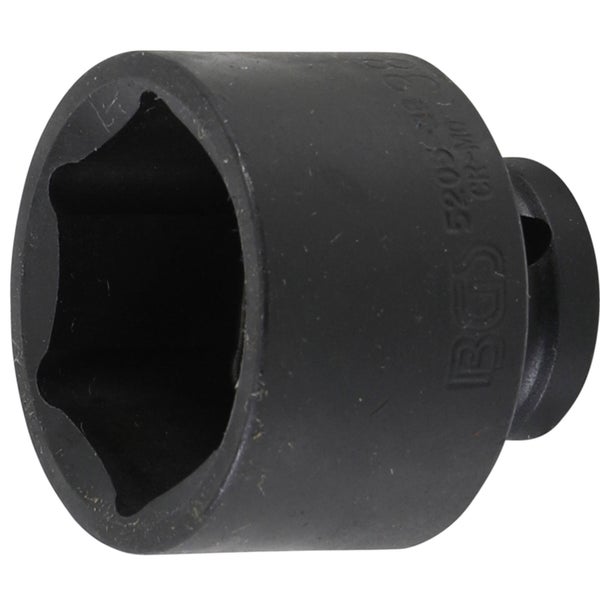 BGS Kraft-Steckschlüssel-Einsatz Sechskant Antrieb Innenvierkant 12,5 mm (1/2) SW 38 mm - 5205-38