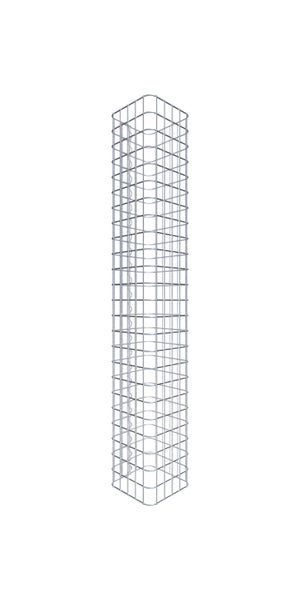 Gabionensäule 27 x 27 cm MW 5 x 5 cm eckig - Höhe: 1,20 m