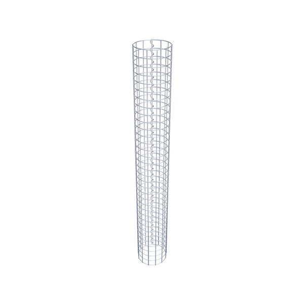 Gabionensäule Durchmesser 22 cm MW 5 x 5 cm rund - Höhe: 170 cm