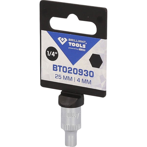 Set aus Metallbohrern in verschiedenen Größen mit Maßangaben