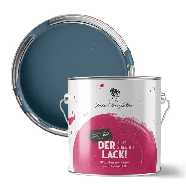 Farbeimer mit geöffnetem Deckel von Miss Pompadour