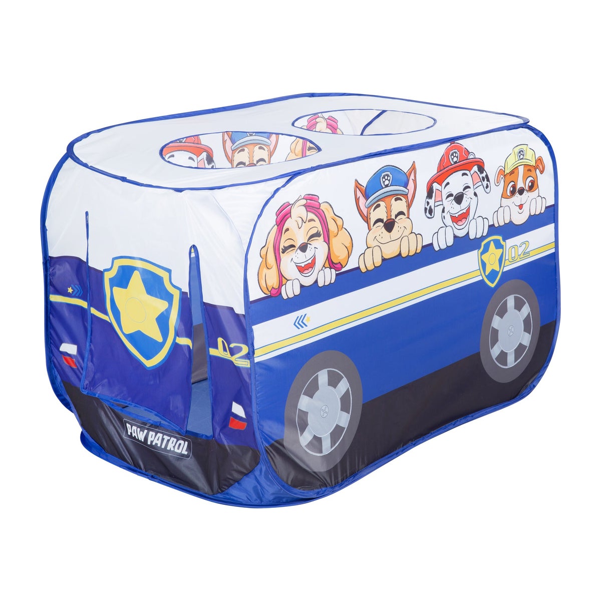ROBA Pop Up Spielbus Paw Patrol - Kinderzelt in Autoform, Indoor & Outdoor