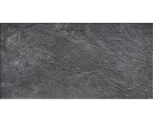 Wand- und Bodenfliese Schiefer dark 30,5x60,5 cm R11