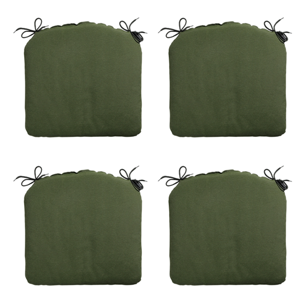 Sitzkissen Panama grün - Ca. 46x48 cm - 4er-Set