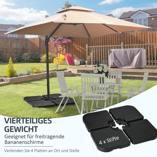 Graue Bodenschutzmatte mit rot-weißen Streifen unter einem Schreibtisch