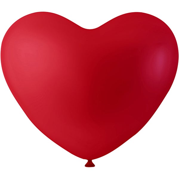 Creativ Company  Ballons in Herzform, Herz, Rot, 8 Stk
