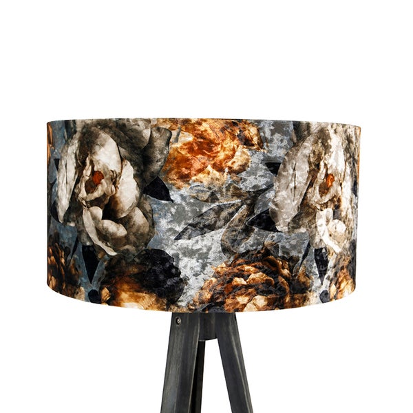 Stehleuchte mit Blumenmuster