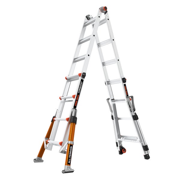 Little Giant All Terrain Conquest Mehrzweckleiter aus Aluminium in A-Stellung