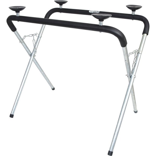 Lackierständer für Karosserieteile mit KS Tools Logo