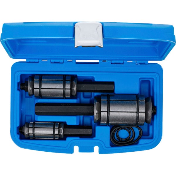 Rohrexpander Werkzeugsatz in blauem Koffer