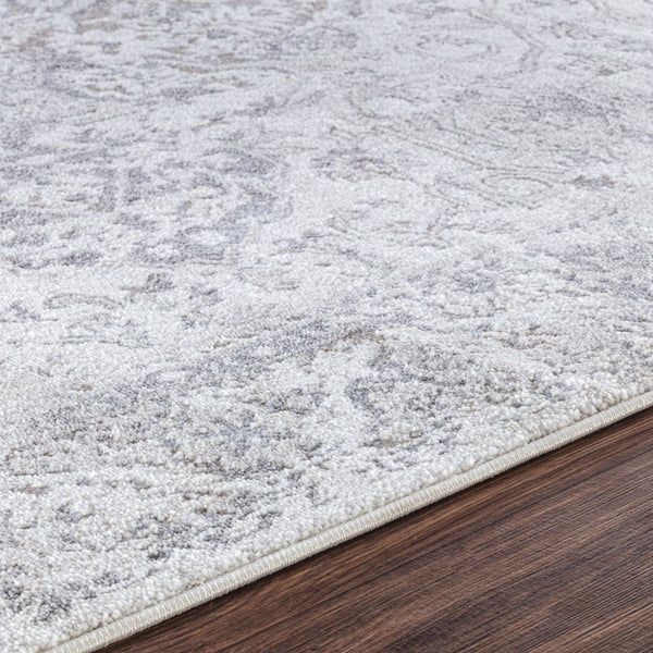 Vintage Orientalischer Teppich Weiß/Grau 200x275 cm FATIMA