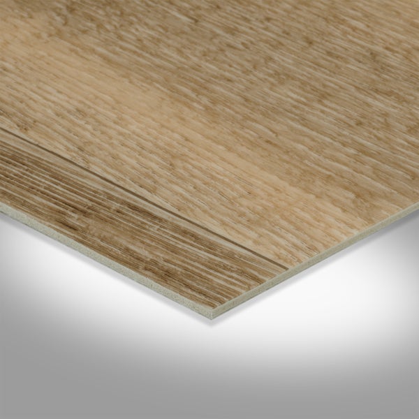 PVC Bodenbelag Meterware Holzoptik Eiche Natur CV Boden Eichenoptik 200 cm breit (Meterware)