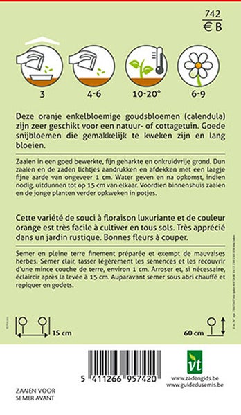 Informationen zu Ringelblumensamen für den Garten