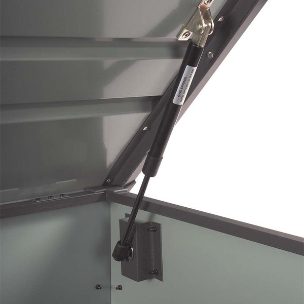 Home Deluxe - Metallaufbewahrungsbox - MEGABOX XL, Anthrazit - 400 L Fassungsvermögen, Maße: 126 x 56 x 62 cm, verzinktes Stahlblech, wasserdicht