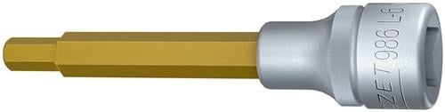 Hazet Steckschlüsseleinsatz 986L-6 1/2 Innen-6-kant SW 6 mm L 100 mm - 986L-6