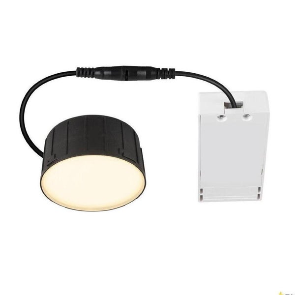 LED Einbauleuchte Downlight V100 in Schwarz 6W 640lm IP54