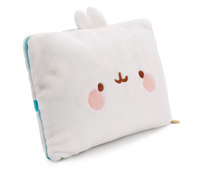 Nici 61172 Fleecedecke & Kissen in 1 MOLANG (Decke:100x180cm