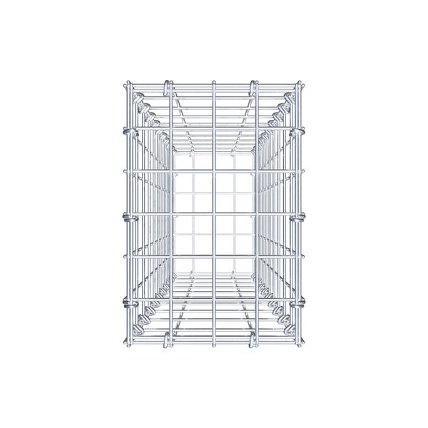 Gabione 100 cm x 20 cm x 30 cm (L x H x T), Maschenweite 5 cm x 10 cm, C-Ring