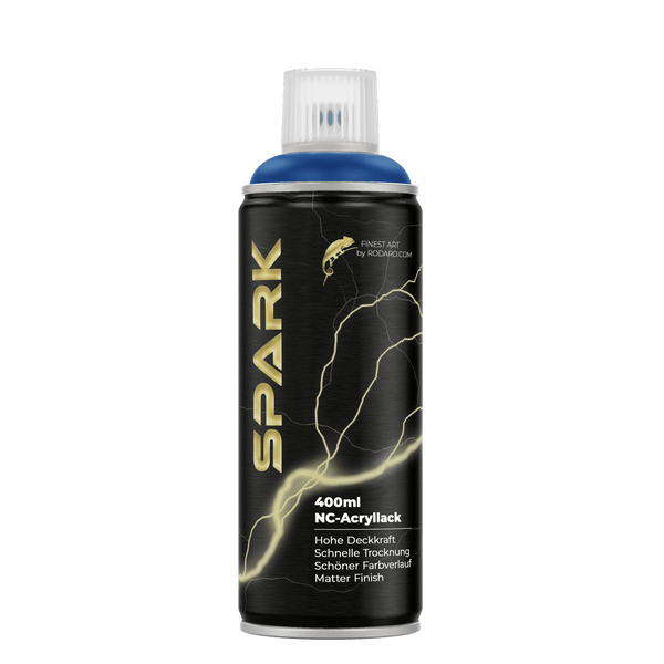 SPARK Sprühfarbe 400ml Matte Farbe Kobaltblau