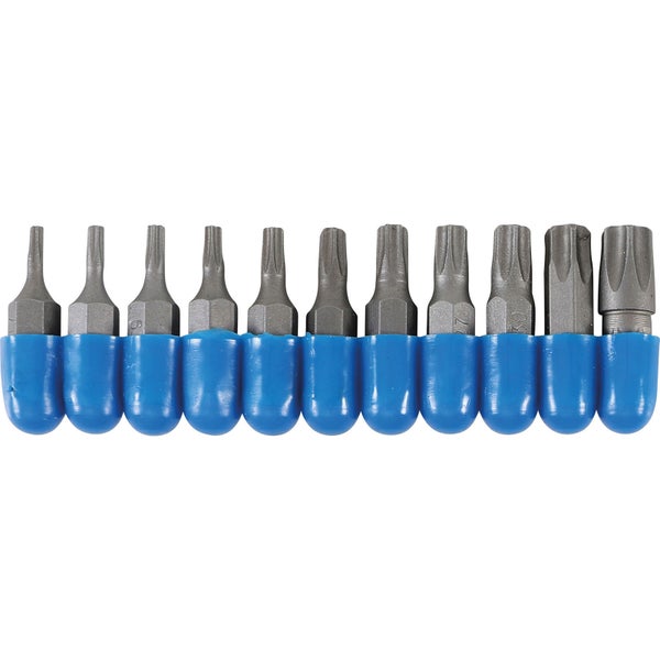BGS Bit-Satz Antrieb Außensechskant 6,3 mm (1/4) Abtrieb T-Profil (für Torx) 11tlg. - 784