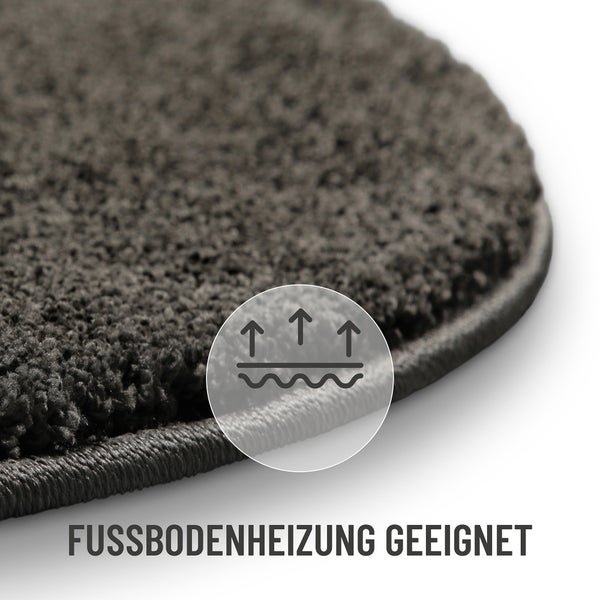 Teppich geeignet für Fußbodenheizung.