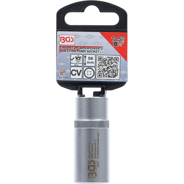 BGS technic Einspritzpumpen Einsatz für Mercedes Benz Diesel, 12.5 Millimeter, 1/2 Zoll