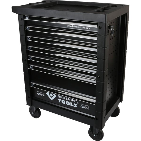 Werkzeugwagen mit sieben Schubladen und Rollen