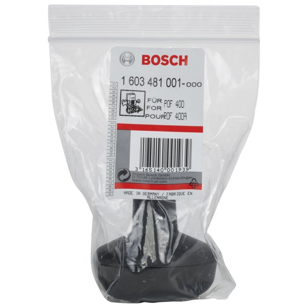 Bosch Logo. Ersatzteil für POF 400 Oberfräse in Kunststoffverpackung.