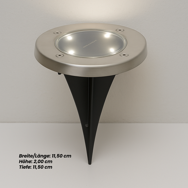 Bodeneinbaustrahler mit Erdspieß