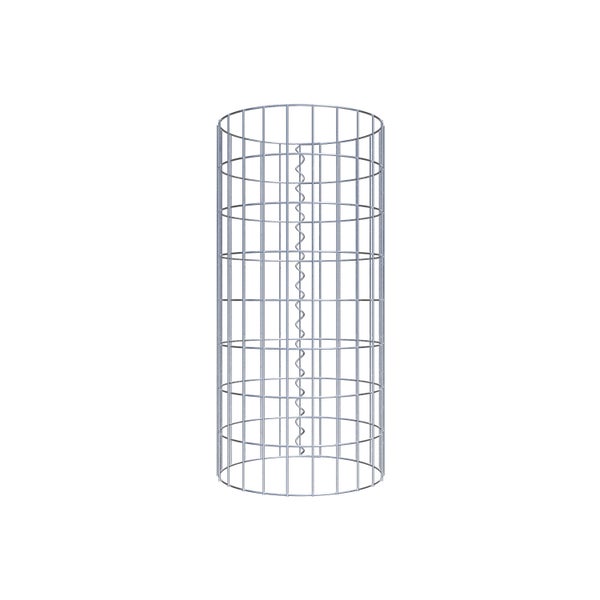 Gabionensäule Durchmesser 37 cm, MW 5 x 10 cm rund - Höhe: 0,80 m