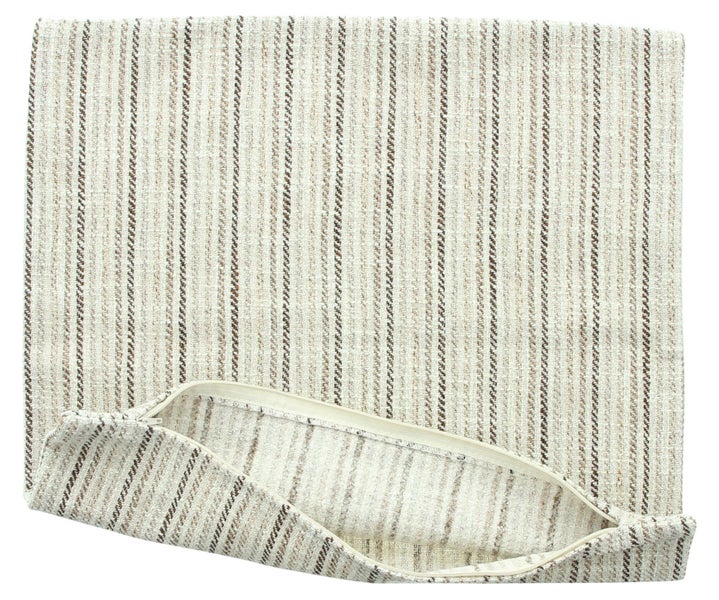 FRANK FLECHTWAREN | Kissenhülle Webstreifen, POLYESTER, 45 x 45 cm