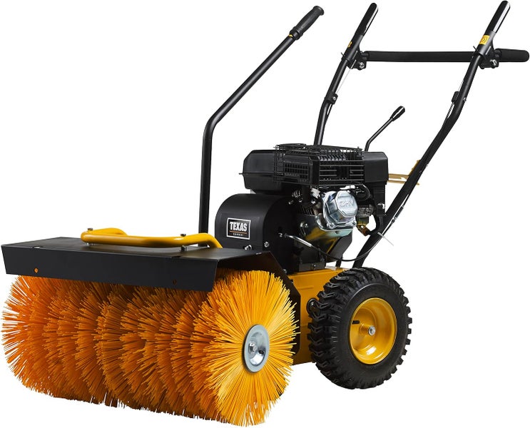 Kehrmaschine Benzin TEXAS Handy Sweep 650TG 2in1 mit Schneeschild – 212ccm Power für Hof & Winterdienst