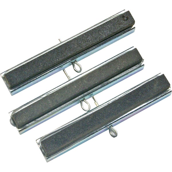 Drei Honsteine mit Metallhalterung