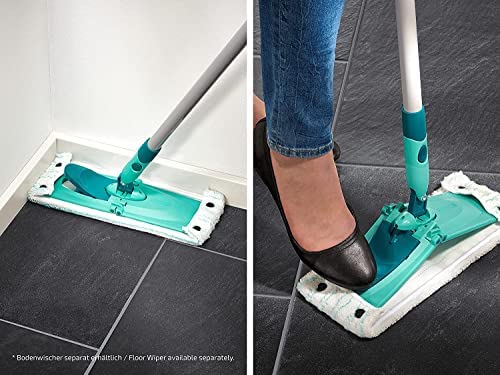 Leifheit 2er Set Wischbezug Clean Twist XL micro duo, für alle Bodenarten, Bodenwischer Ersatzbezug für ideale Schmutzaufnahme dank 2-Faser-System, Mikrofaser Putzlappen ideal für Fliesen und Laminat